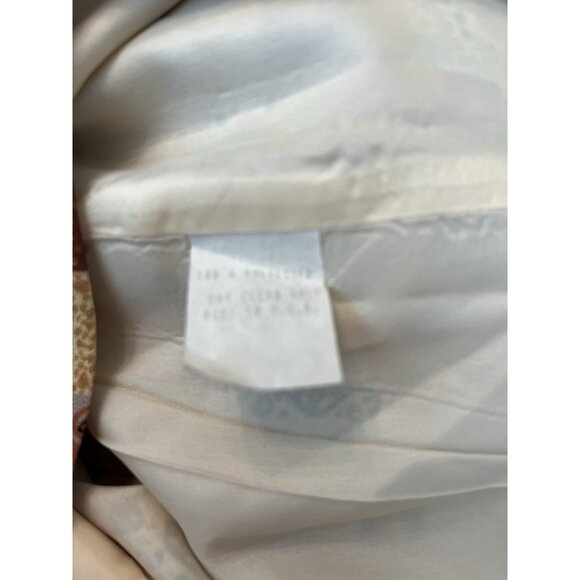 Sunny Names Size 8 Gold Geometric Print Lined Shift Dress USA Sony Pictures - Picture 7 of 7